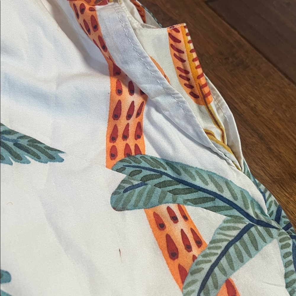 Anthropologie Maeve The Lillian Tropical Tiger Button Down Midi Dress, size M - Picture 13 of 14